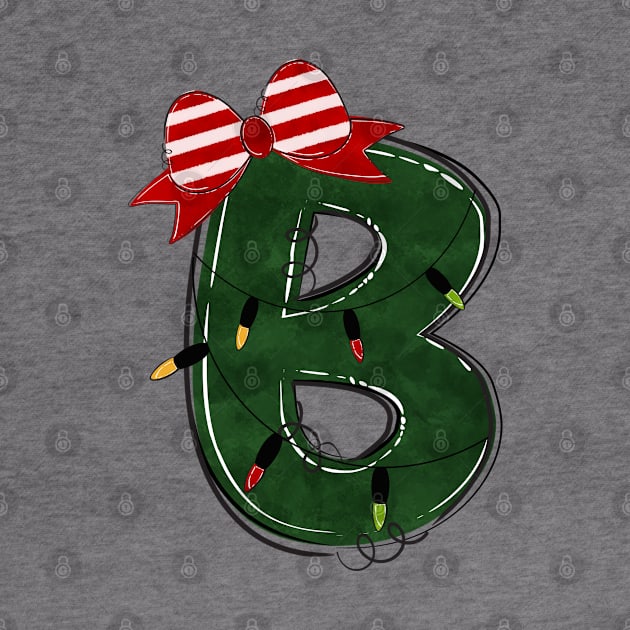 Letter B - Christmas Letter by Pop Cult Store